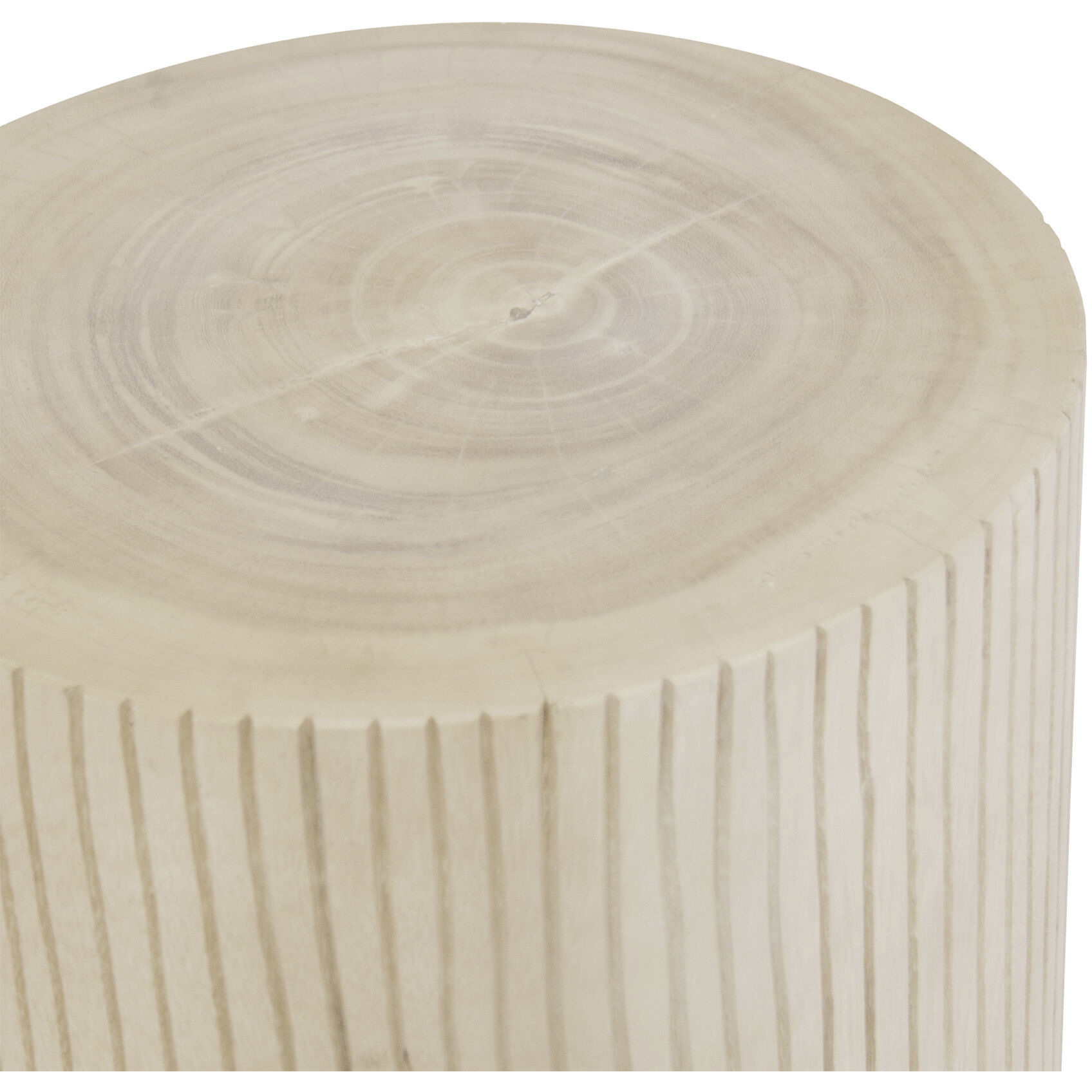 Java 15.7 inch Beige Table/Stool