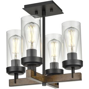 Okanagan 4 Light 13.00 inch Semi-Flush Mount