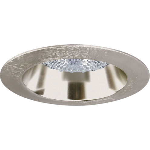 Recessed Lighting Brushed Nickel Recessed Open Trim in Damp Location Listed