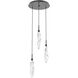 Icefall LED 16.7 inch Novel Brass Pendant Chandelier Ceiling Light in 2700K LED