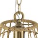 Laila 1 Light 10 inch Vintage Brass Mini-pendant Ceiling Light, Design Series