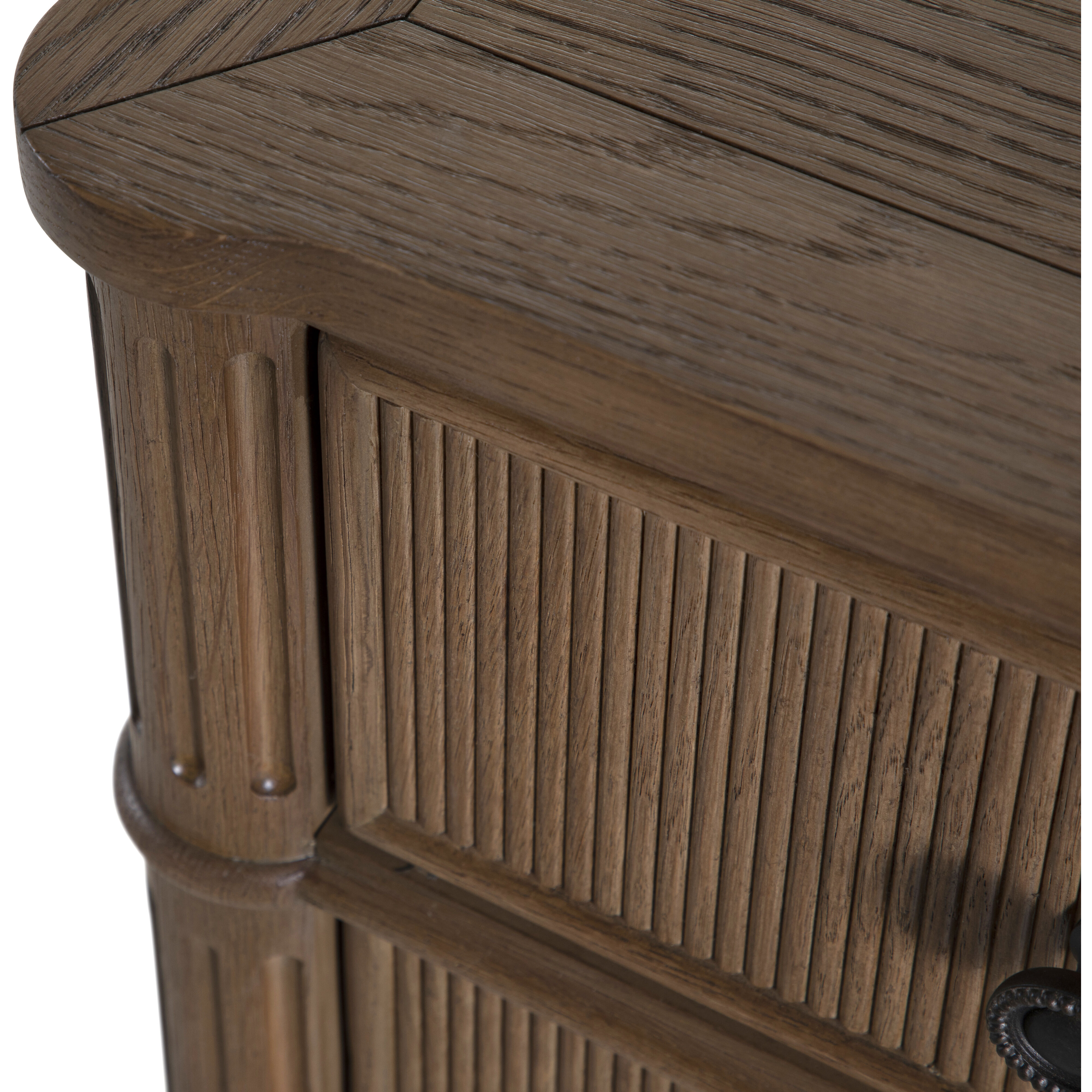 Andrea Satin Oak and Antique Bronze Chest