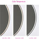 Avior 30 X 30 inch Black LED Lighted Mirror, Vanita by Oxygen