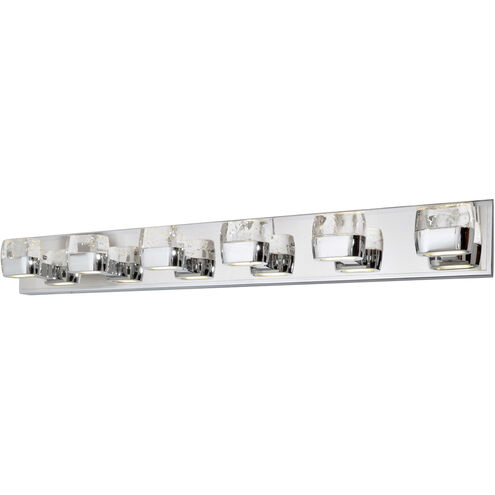 Volt LED LED 40 inch Polished Chrome Bath Vanity Light Wall Light in 40.25 in.,  12 Light 