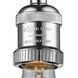 Franklin Restoration Bare Bulb LED 2 inch Polished Chrome Mini Pendant Ceiling Light, Franklin Restoration