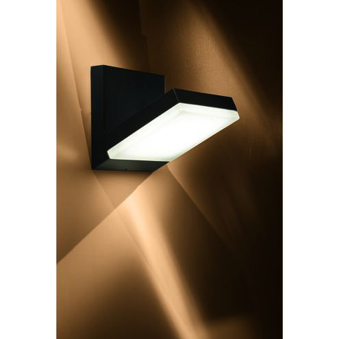 Angle LED 6 inch Silver Dust Wall Sconce Wall Light, Outdoor