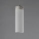 Highball LED 4.25 inch Satin Nickel Mini Pendant Ceiling Light in Translucent Frost