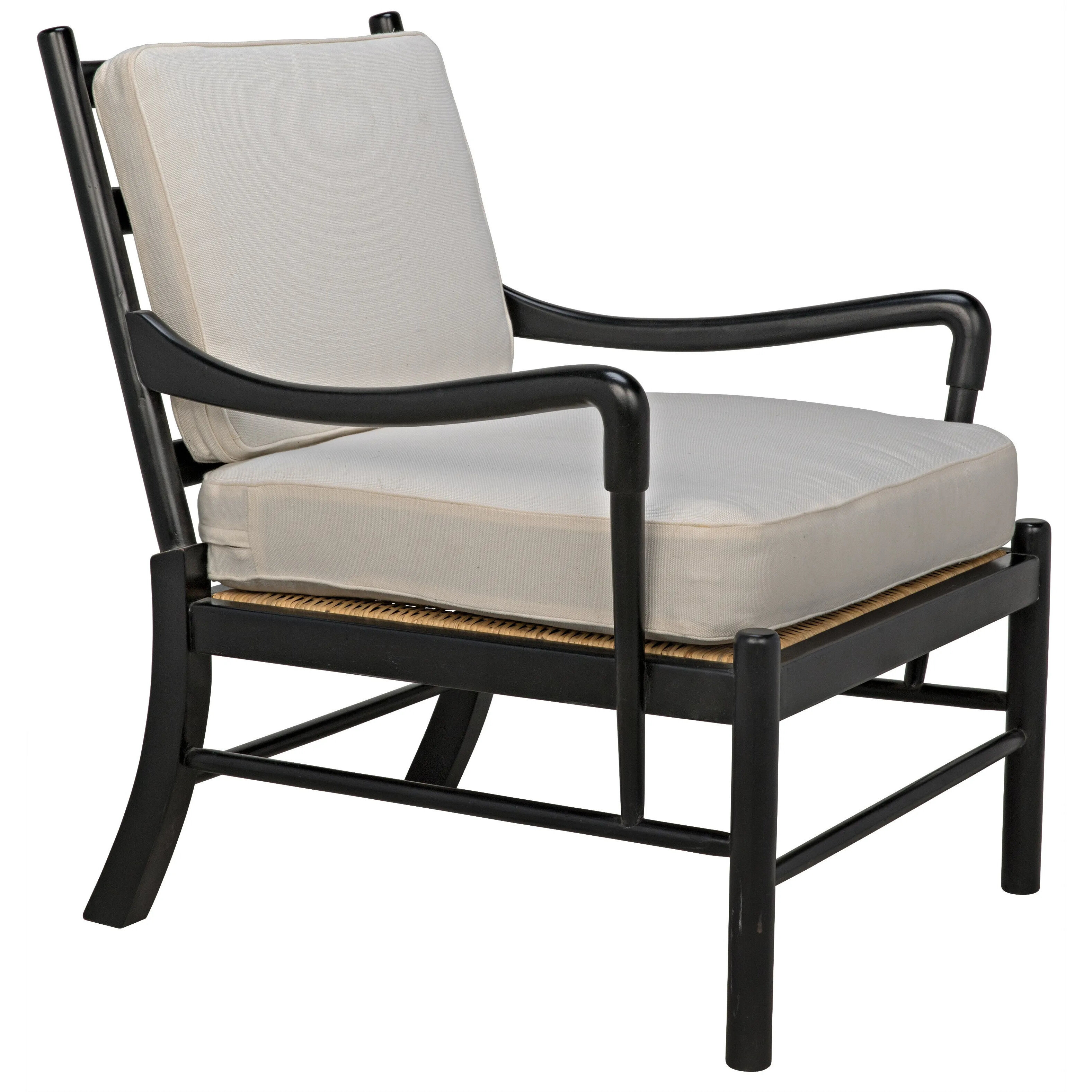 Kevin Hand Rubbed Black Occasional Chair