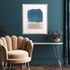 Abstract Collection Teal Framed Art