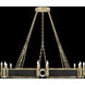 Mirage 12 Light 49.75 inch Gold Chandelier Ceiling Light