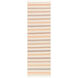 Miguel 96 X 30 inch Neutral and Blue Runner, Wool and Cotton