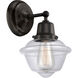 Aditi Small Oxford 1 Light 7.5 inch Matte Black Sconce Wall Light, Aditi