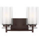 Elmwood Park 2 Light 13.25 inch Bronze Wall Bath Fixture Wall Light