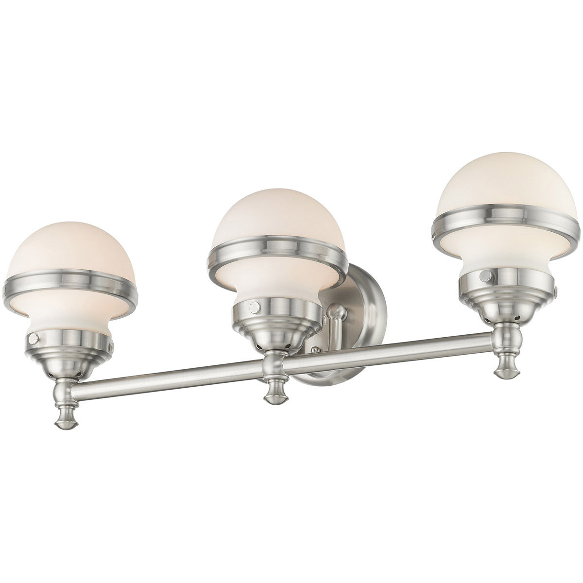 Oldwick 3 Light 24 inch Brushed Nickel Bath Vanity Wall Light