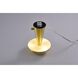 Canada 8.3 inch 40.00 watt Satin Brass Table Lamp Portable Light