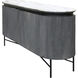 Gemma 64 X 19 inch White and Charcoal and Black Sideboard