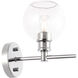 Collier 1 Light 6 inch Chrome Wall sconce Wall Light
