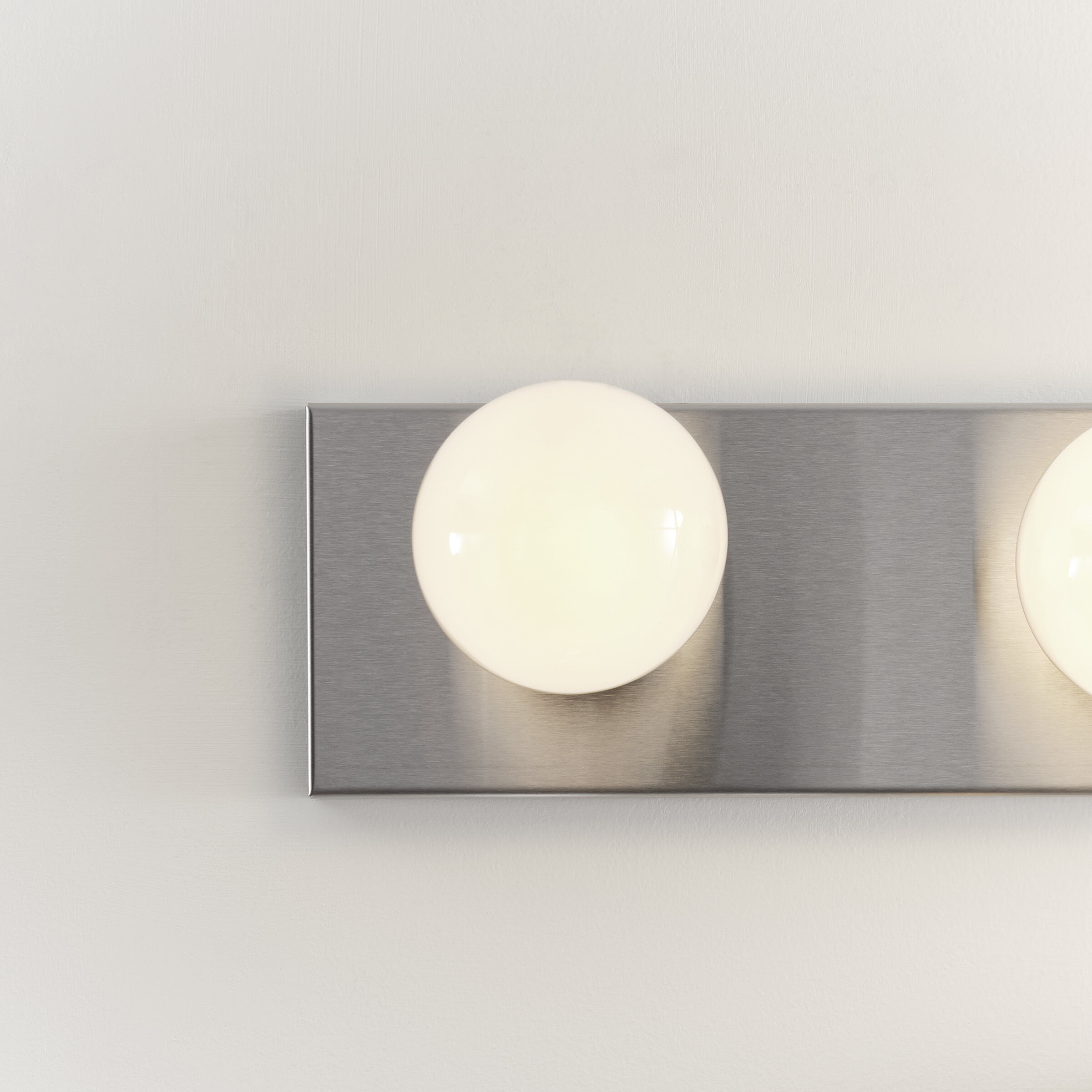 Center Stage 4 Light 24 inch Brushed Stainless Bath Vanity Wall Sconce Wall Light