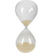 120-Minute Beige Sand and Clear Hourglass