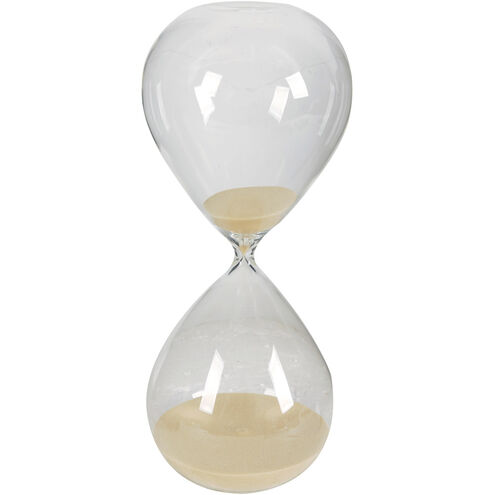 120-Minute Beige Sand and Clear Hourglass