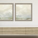 Cloudbank Blue and Green and Multi and Neutral Framed Art