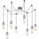 Thomas O'Brien Junio LED 9.5 inch Polished Nickel Pendant Ceiling Light in Frosted Glass