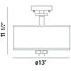 Savvy 3 Light 13 inch Satin Nickel Pendant Ceiling Light