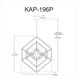 Kappa LED 19 inch Vintage Bronze with Matte Black Pendant Ceiling Light in Vintage Brass and Matte Black