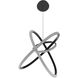 Circa LED 21 inch Black Pendant Ceiling Light