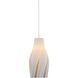 Posh 1 Light 5.5 inch Silver Multi-Drop Pendant Ceiling Light