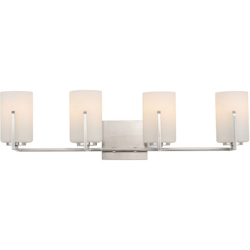 Dart 4 Light 30 inch Satin Nickel Vanity Light Wall Light