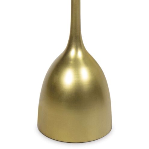 Logan 62 inch 100 watt Natural Brass Floor Lamp Portable Light