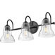 Vera LED 24 inch Black Bath Light Wall Light