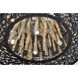 Troy 9 Light 23.5 inch Bronze Flush Mount Ceiling Light