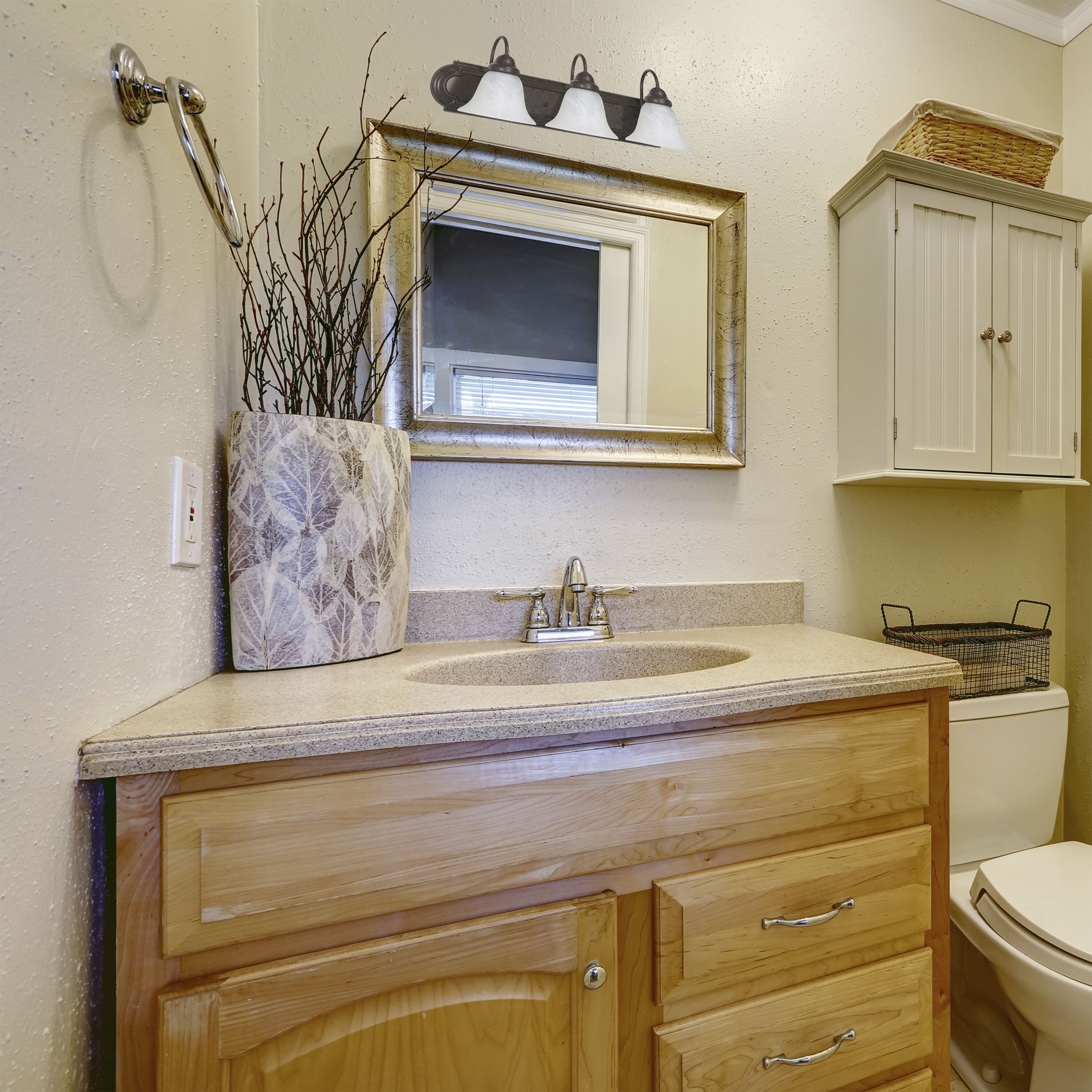 Ballerina 3 Light 24 inch Old Bronze Vanity Light Wall Light