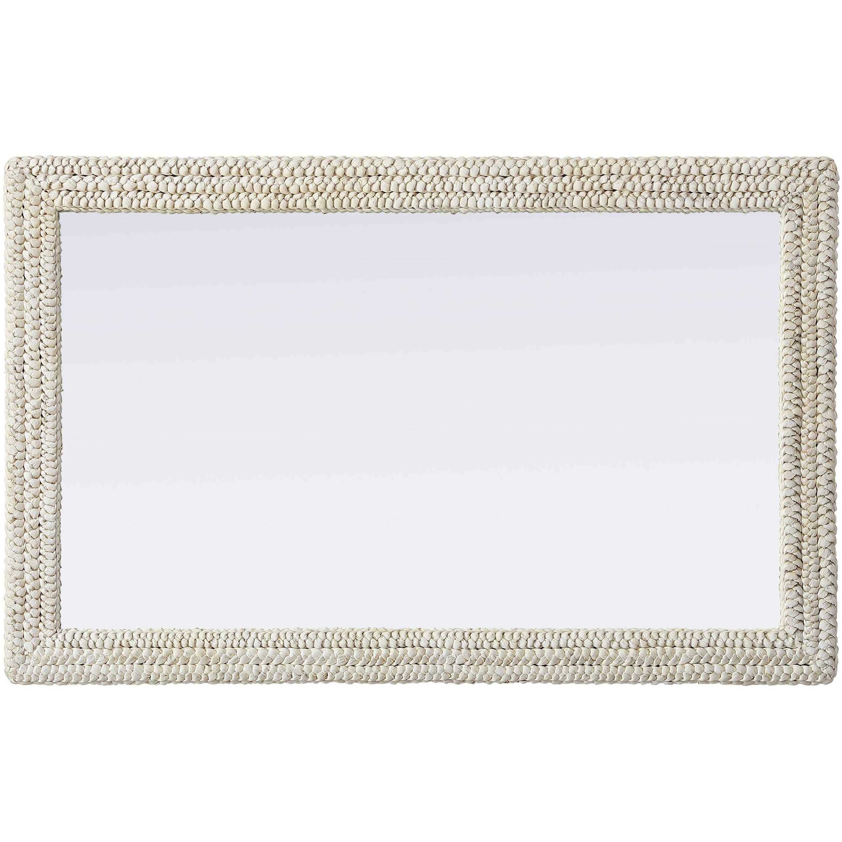 Marlowe 55 X 35 inch Linen White Mirror