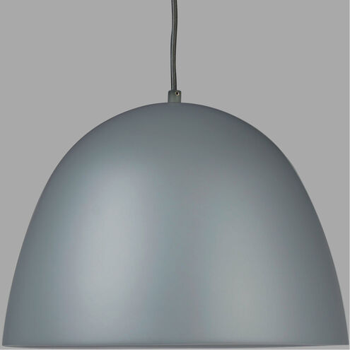 Fungo LED 23.5 inch Dark Grey and Coffee Single Pendant Ceiling Light in Dark Grey/Coffee