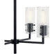 Velestino 4 Light Black Chandelier Ceiling Light