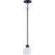 Coraline 1 Light 6 inch Black Mini Pendant Ceiling Light