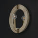 Finn 1 Light 12 inch White Wash and Matte Brass Sconce Wall Light