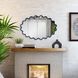 Cloud 36 X 24 inch Navy Mirror