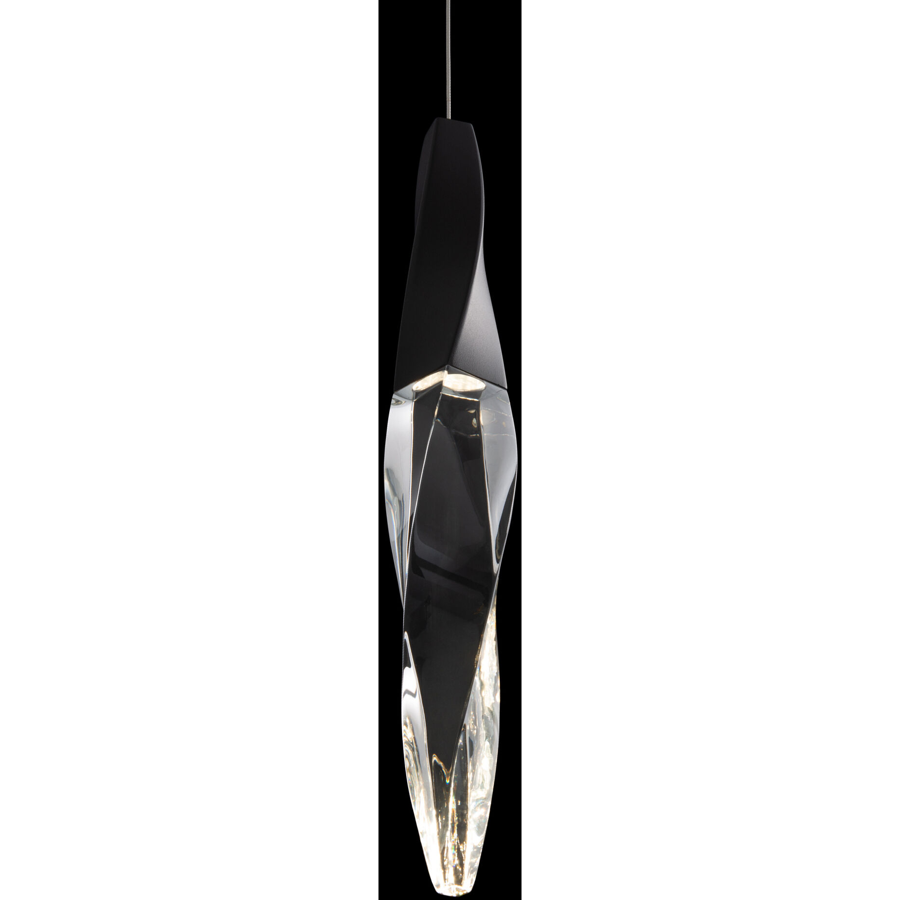 Kindjal LED 5.9 inch Black Mini Pendant Ceiling Light, Beyond