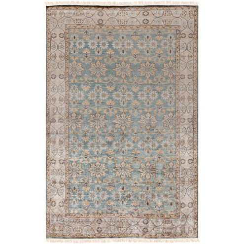 Theodora 108 X 72 inch Yellow and Gray Area Rug, Bamboo Silk