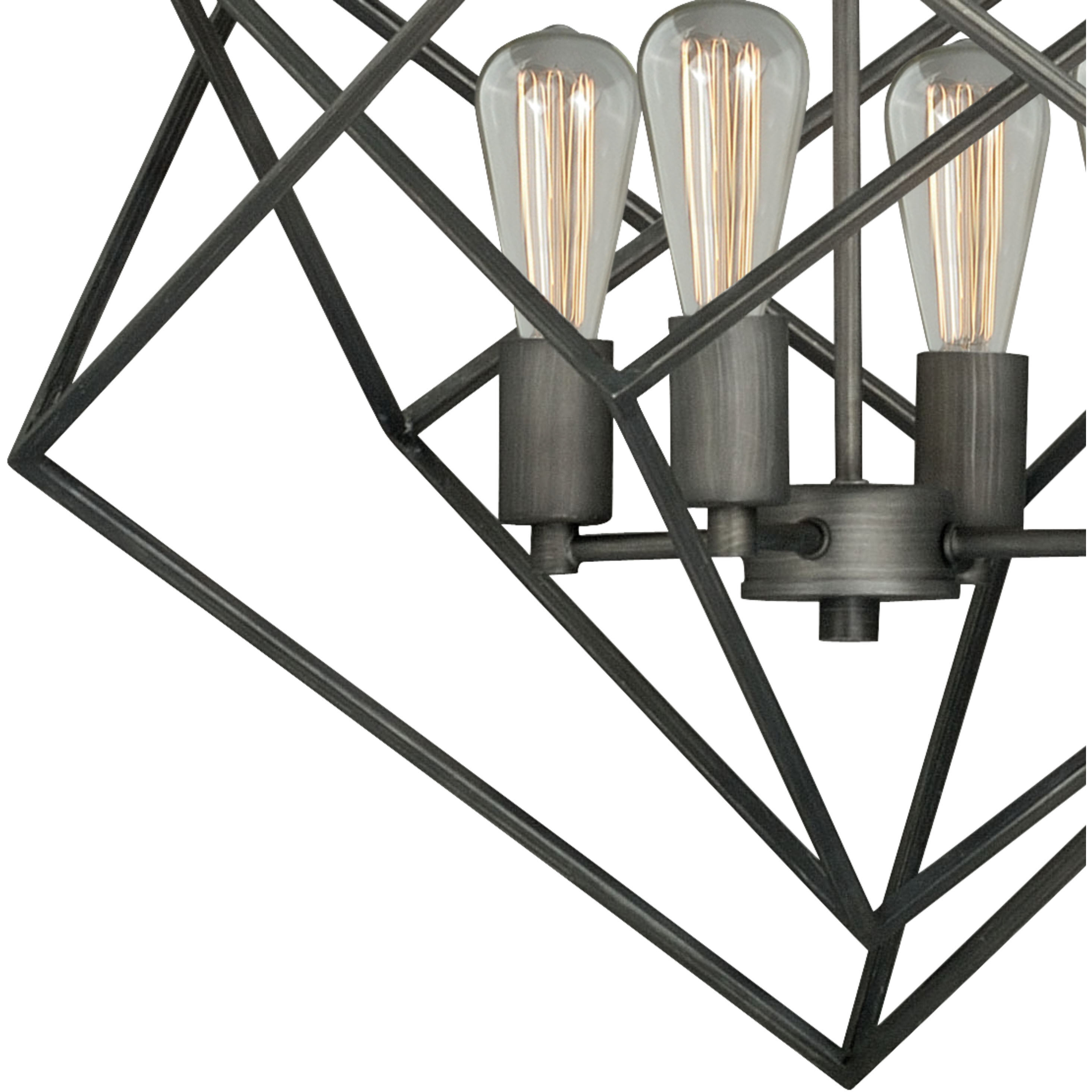 Rad LED 23.5 inch Warm Pewter Pendant Ceiling Light