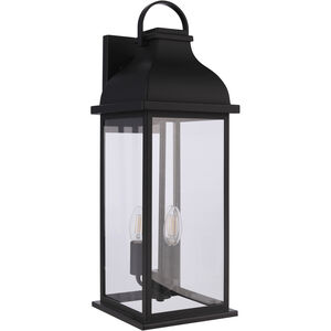 Bent Tree 3 Light 22.75 inch Midnight Outdoor Wall Lantern
