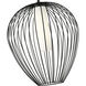 Savanti 1 Light 22 inch Matte Black Pendant Ceiling Light