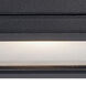 Rubix LED 5 inch Black Outdoor Wall Light
