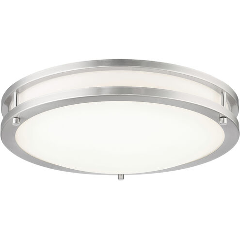 FM LED 14 inch Brushed Nickel Flushmount Ceiling Light