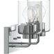 Merry 2 Light 12 inch Polished Chrome Bath Vanity Wall Light