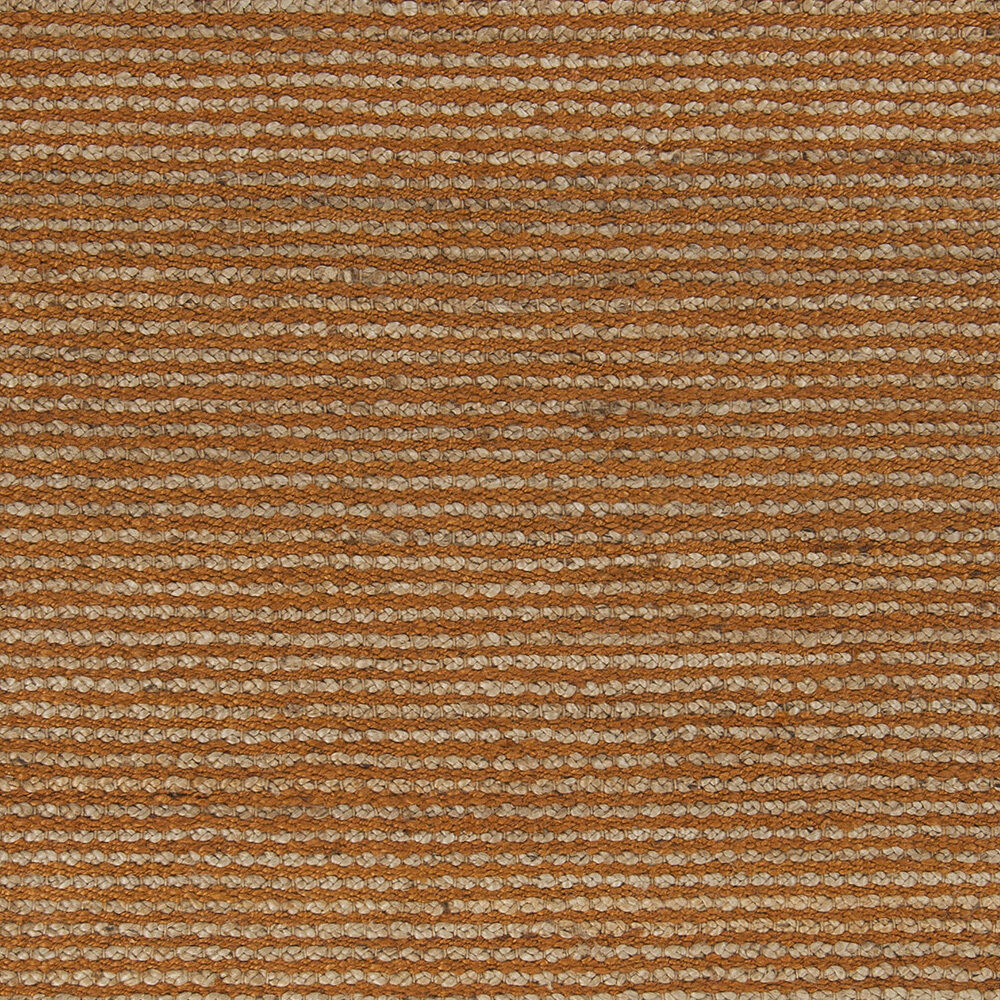 Reeds Burnt Orange / Tan Handmade Rug